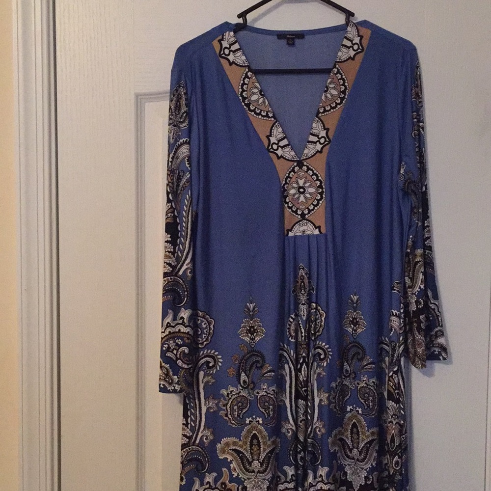 💥💥Clearance!! Milano blue multi print dress